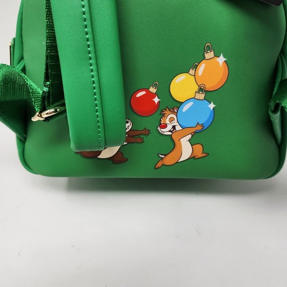 Loungefly Disney Chip n Dale Tree Ornament Figural Shoulder Bag NWT Christmas - Picture 3 of 5
